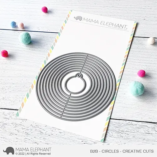 Mama Elephant - B2B - Circles - Creative Cuts