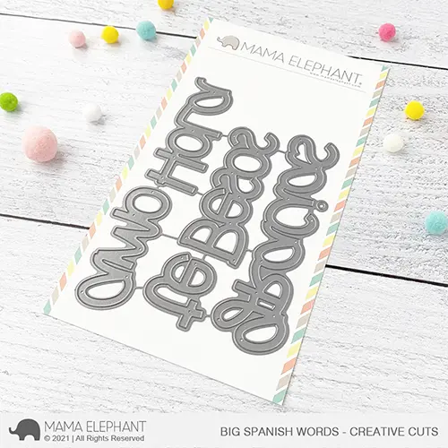 Mama Elephant - Big Spanish Words - Creative Cuts
