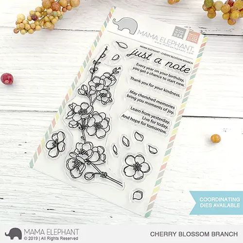 Mama Elephant - Cherry Blossom Branch