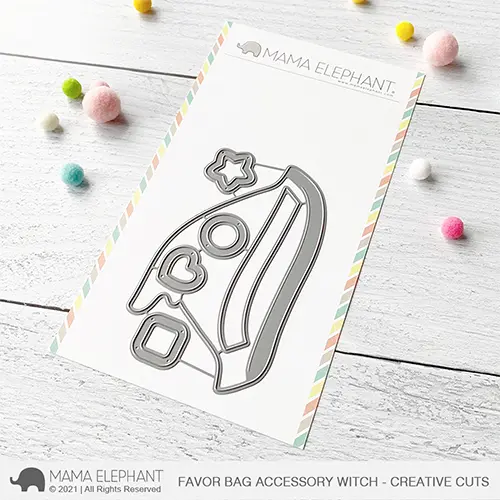 Mama Elephant - Favor Bag Accessory - Witch - Creative Cuts