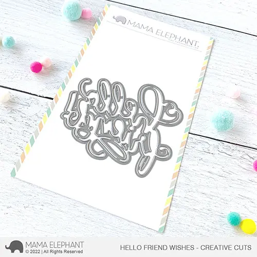 Mama Elephant - Hello Friend Wishes - Creative Cuts