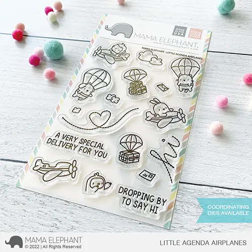 Mama Elephant - Little Agenda Airplanes