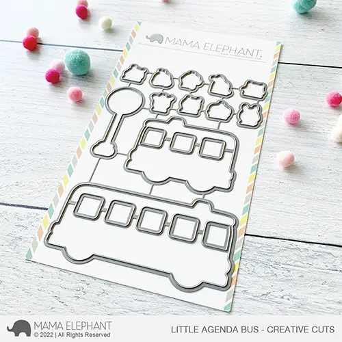 Mama Elephant - Little Agenda Bus - Creative Cuts