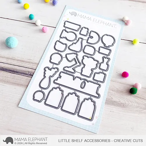 Mama Elephant - Little Shelf Accessories - Creative Cuts