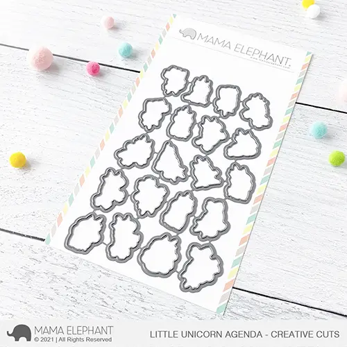 Mama Elephant - Little Unicorn Agenda - Creative Cuts