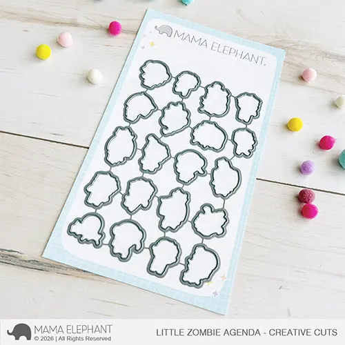 Mama Elephant - Little Zombie Agenda - Creative Cuts