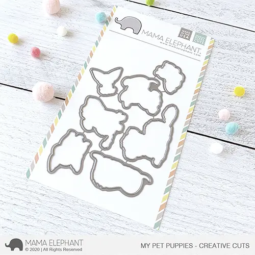 Mama Elephant - My Pet Puppies - Creative Cuts