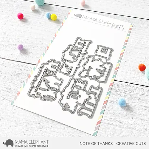 Mama Elephant - Note Of Thanks - Creative Cuts