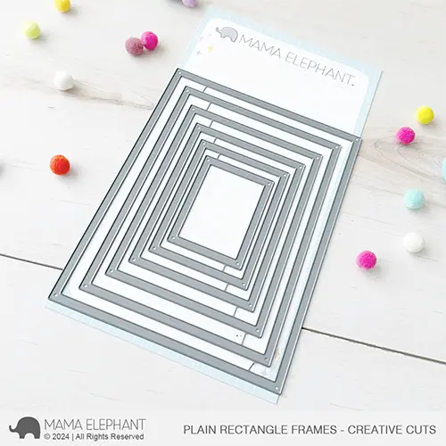 Mama Elephant - Plain Rectangle Frames - Creative Cuts