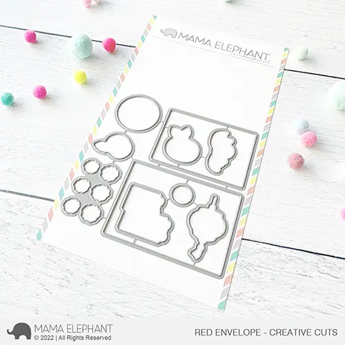 Mama Elephant - Red Envelope - Creative Cuts