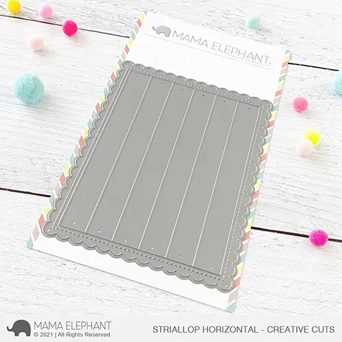 Mama Elephant - Striallop Horizontal - Creative Cuts