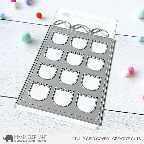 Mama Elephant - Tulip Grid Cover - Creative Cuts