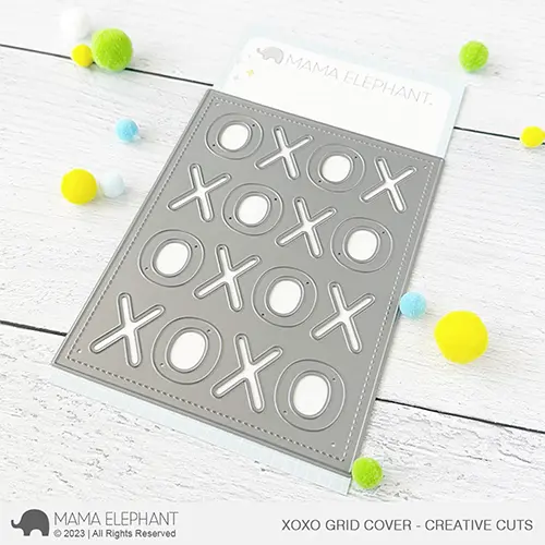 Mama Elephant - XOXO Grid Cover - Creative Cuts