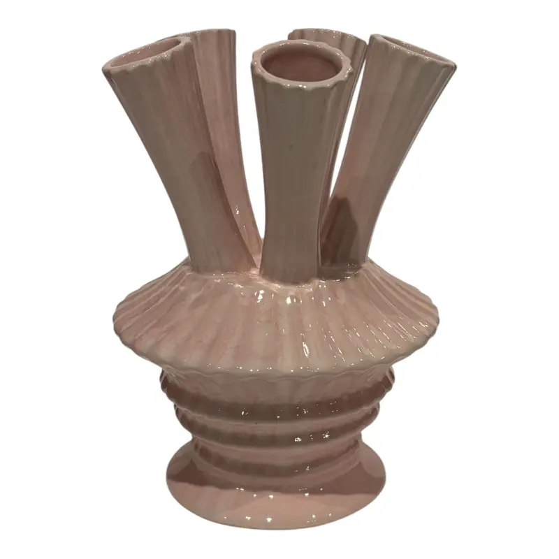 Mansion - Vase pipes pastel roze 13.1*13.1*18.7