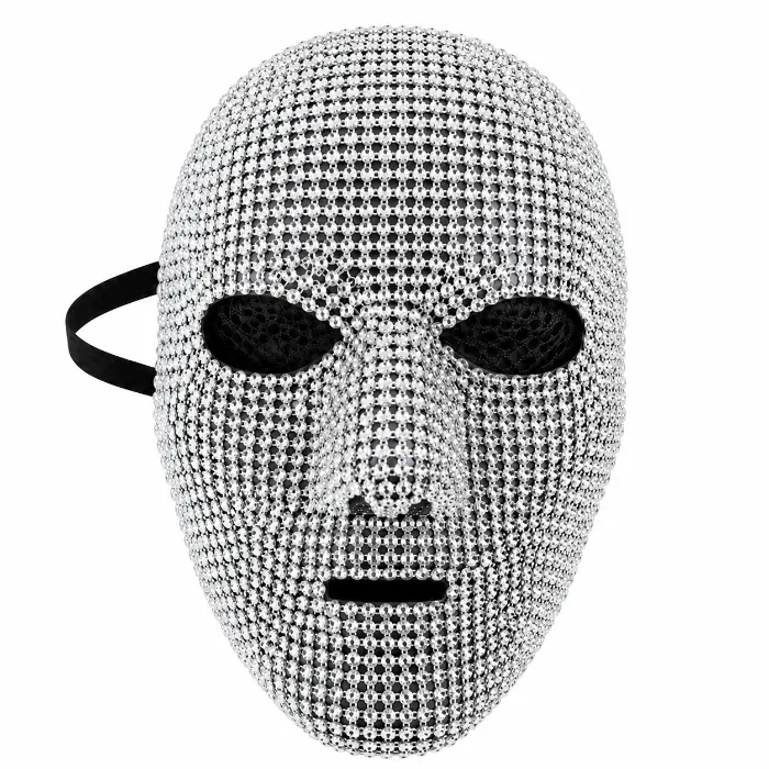 Masker Zilver diamant