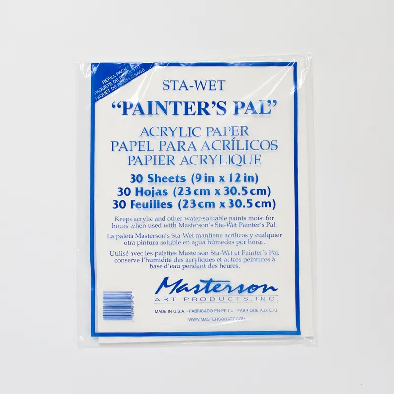 Masterson Sta-Wet Painters Pal Paper Refill Pack of 30 Sheets