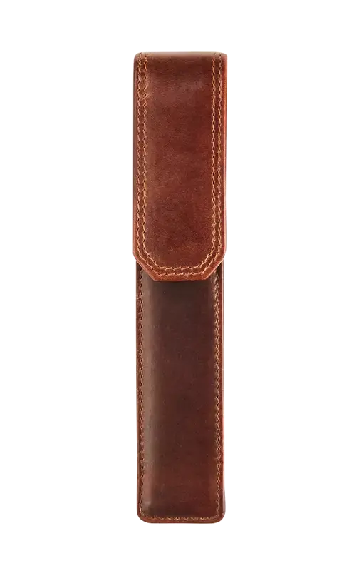 Maverick lederen pen etui voor één pen