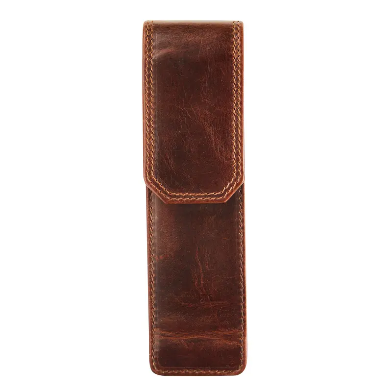 Maverick The Original Lederen Etui voor 2 Pennen