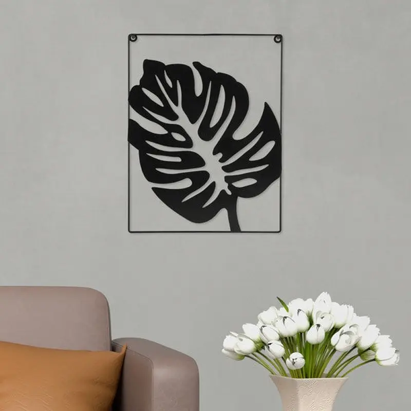 Metalen Wanddecoratie | Blad | 30x40cm