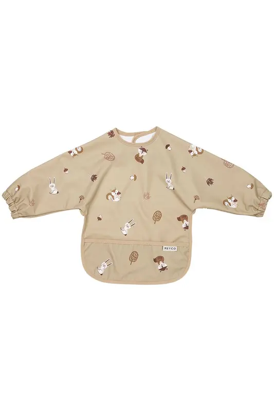 Meyco MOUWSLAB FOREST ANIMALS - SAND
