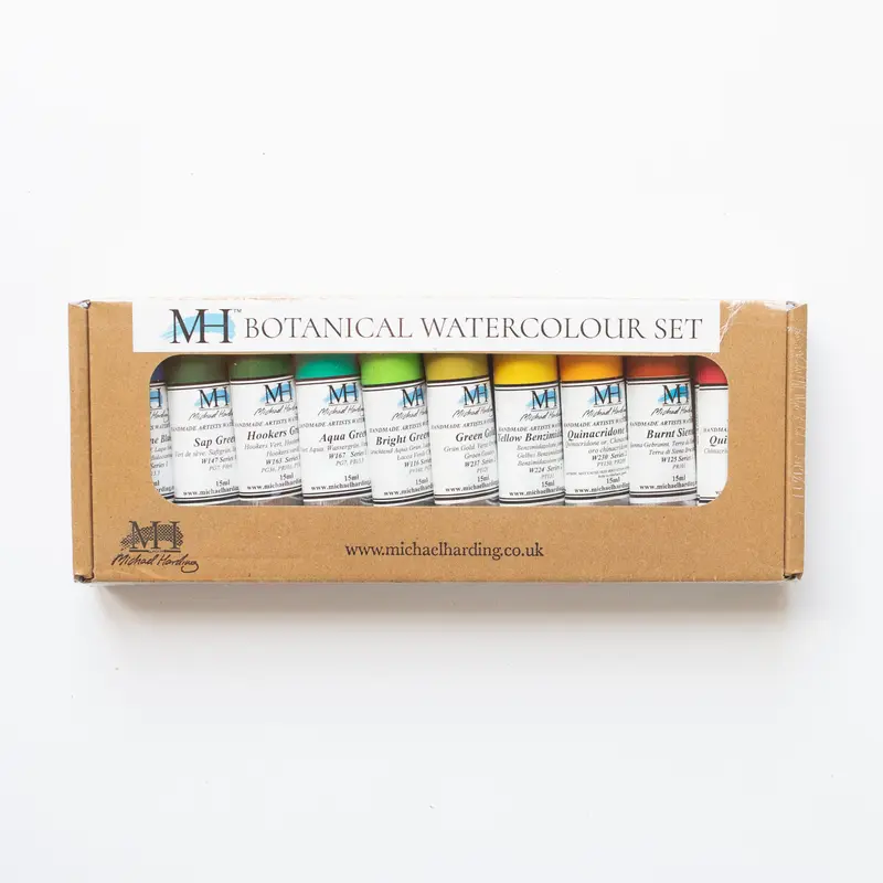 Michael Harding Artist Watercolour 15ml Set 10 Botanical