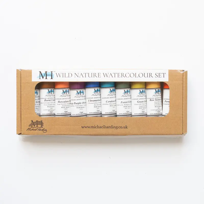 Michael Harding Artist Watercolour 15ml Set 10 Wild Nature