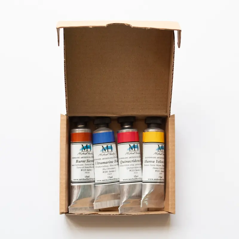 Michael Harding Artist Watercolour 15ml Set 4 Brienne Brown Intro