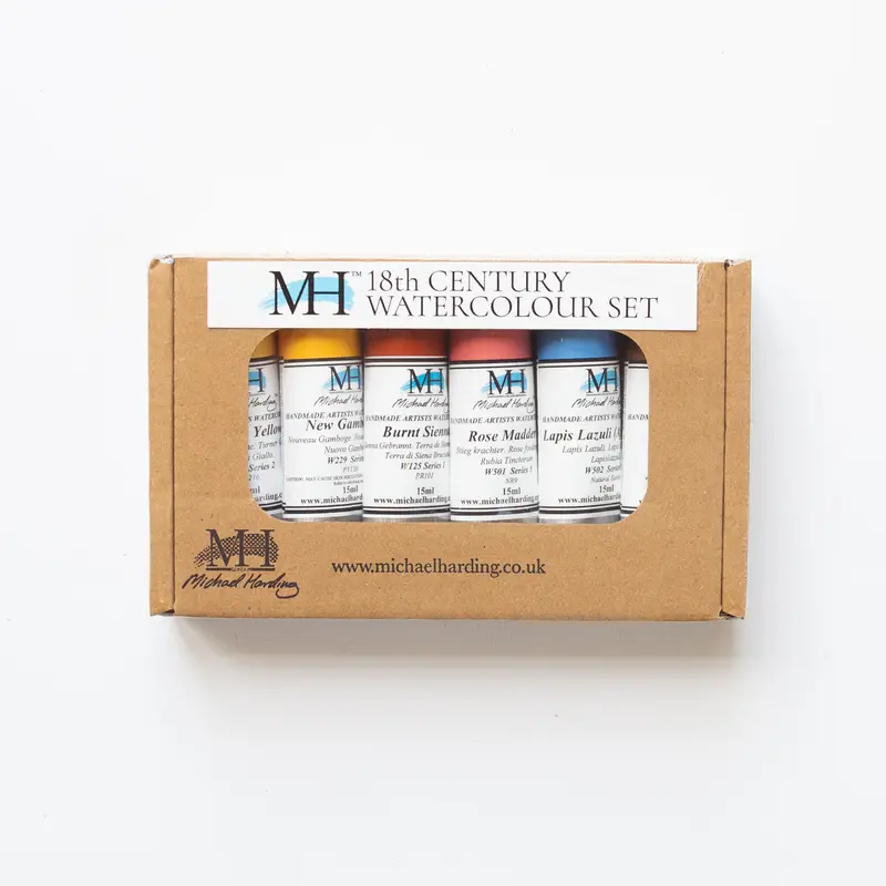 Michael Harding Artist Watercolour 15ml Set 6 Antique 18th Century Masters