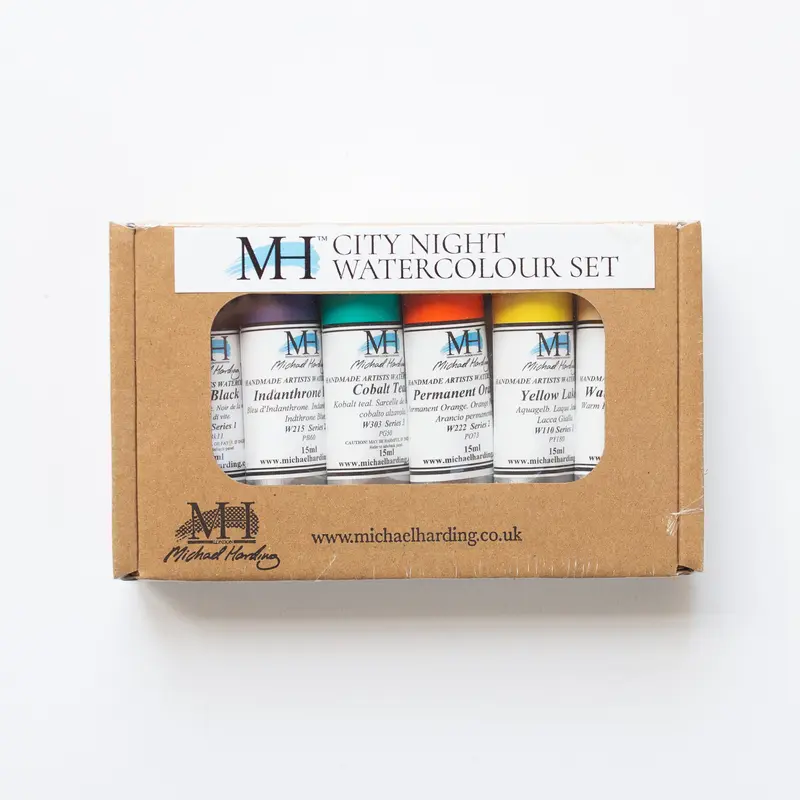 Michael Harding Artist Watercolour 15ml Set 6 City Night