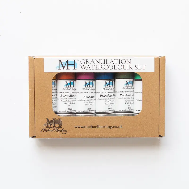 Michael Harding Artist Watercolour 15ml Set 6 Granulation