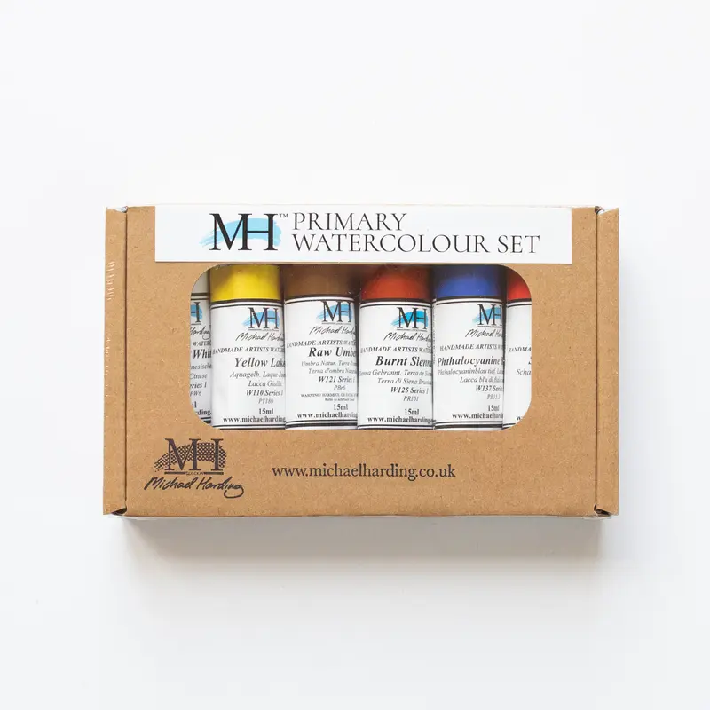 Michael Harding Artist Watercolour 15ml Set 6 MH Primary