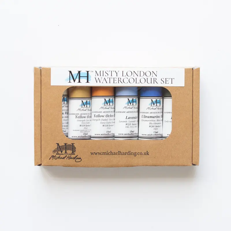 Michael Harding Artist Watercolour 15ml Set 6 Misty London