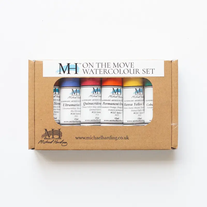 Michael Harding Artist Watercolour 15ml Set 6 On The Move