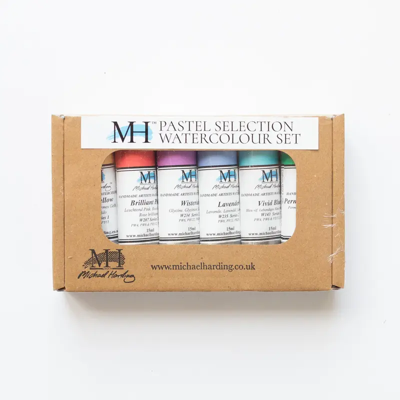 Michael Harding Artist Watercolour 15ml Set 6 Pastel Selection