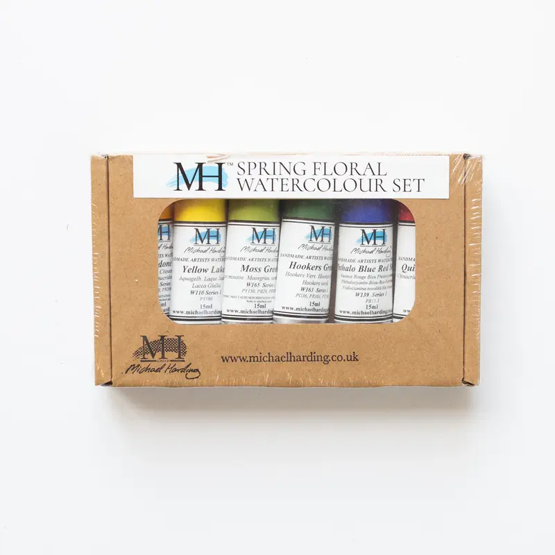 Michael Harding Artist Watercolour 15ml Set 6 Spring Floral
