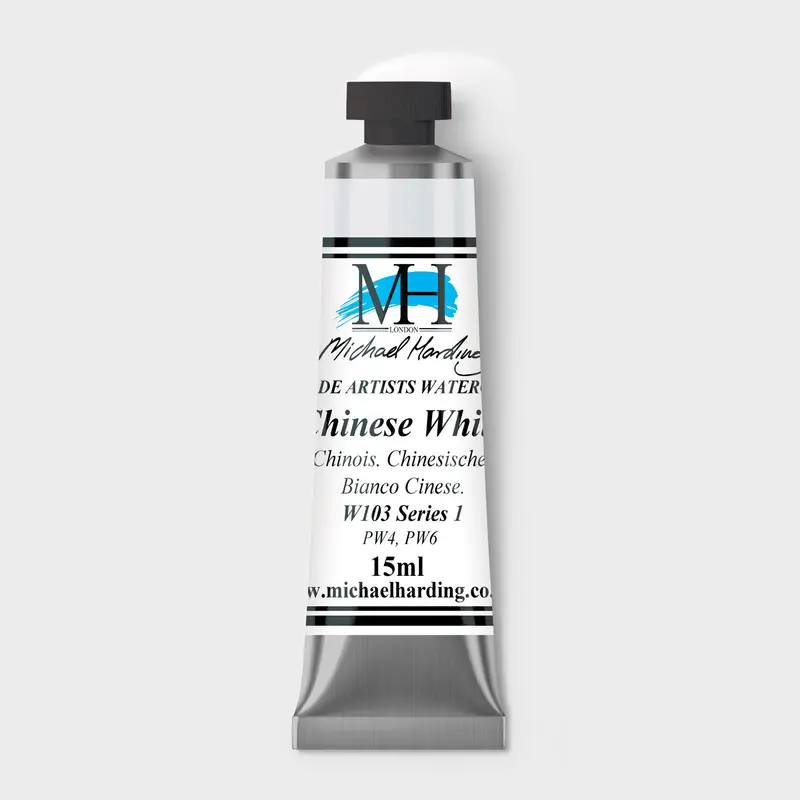 Michael Harding Artist Watercolour 15ml W103 Chinese White S1