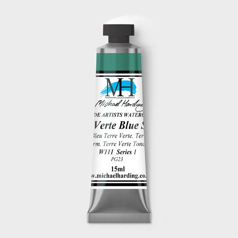 Michael Harding Artist Watercolour 15ml W111 Terre Verte Blue Shade S1