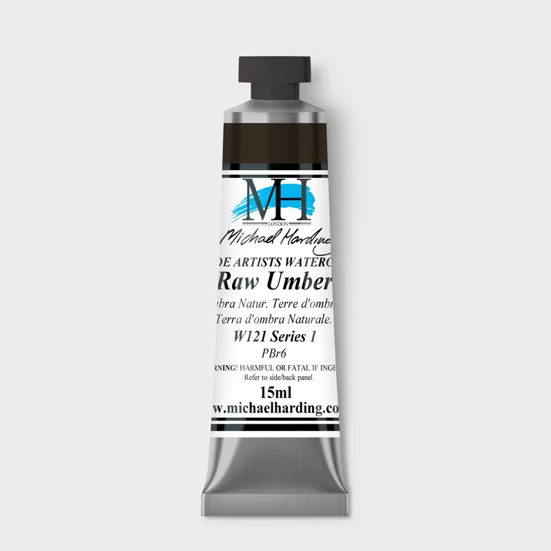 Michael Harding Artist Watercolour 15ml W121 Raw Umber S1