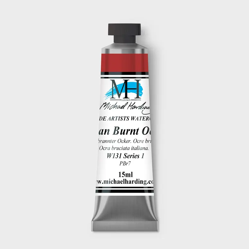 Michael Harding Artist Watercolour 15ml W131 Italian Burnt Ochre S1