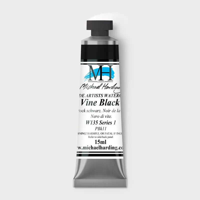 Michael Harding Artist Watercolour 15ml W135 Vine Black S1