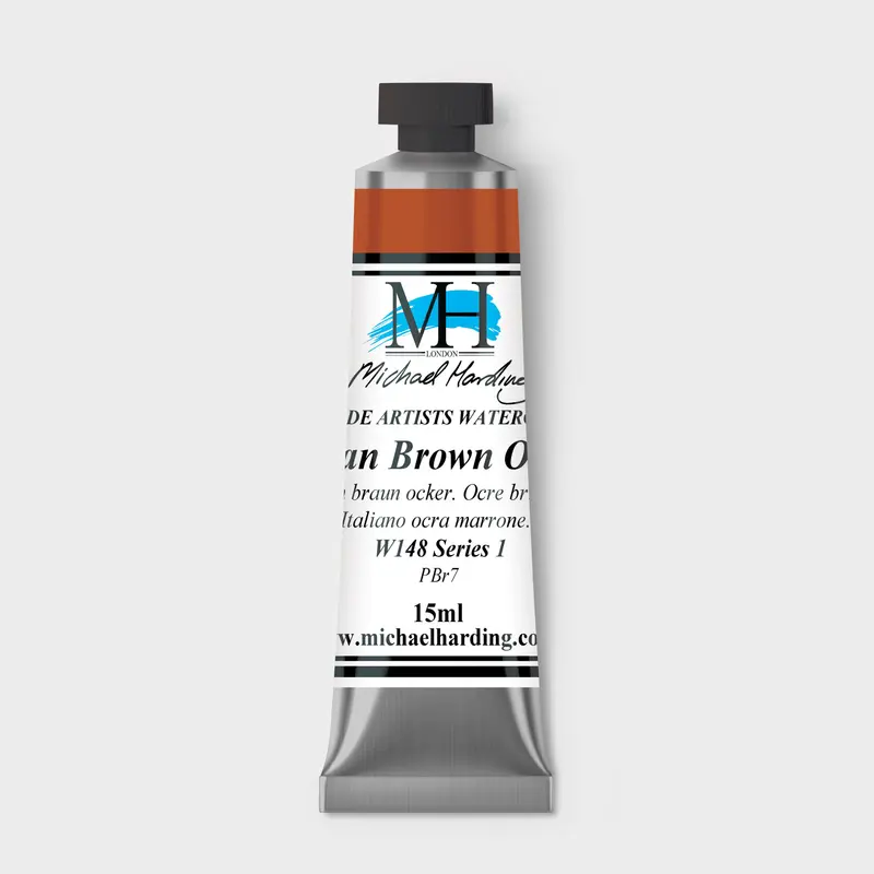Michael Harding Artist Watercolour 15ml W148 Italian Brown Ochre S1