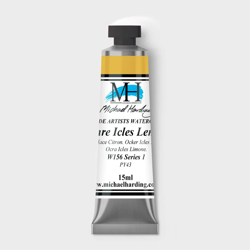 Michael Harding Artist Watercolour 15ml W156 Ochre Icles Lemon S1