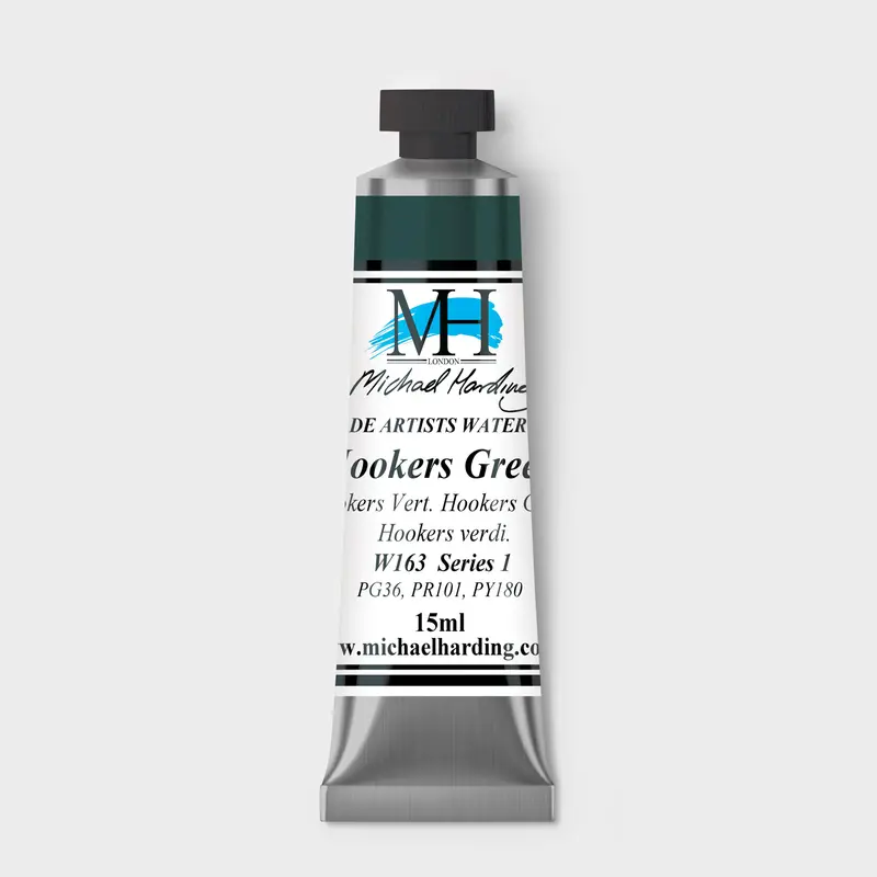 Michael Harding Artist Watercolour 15ml W163 Hookers Green S1