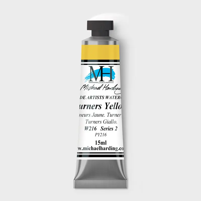 Michael Harding Artist Watercolour 15ml W216 Turners Yellow S2