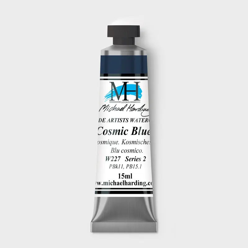Michael Harding Artist Watercolour 15ml W227 Cosmic Blue S2