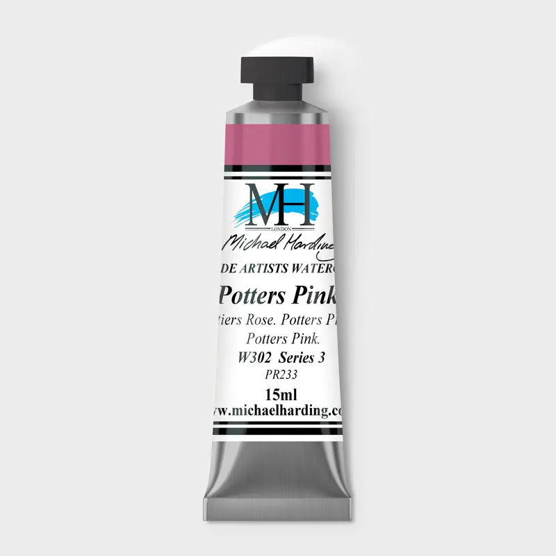 Michael Harding Artist Watercolour 15ml W302 Potters Pink S3