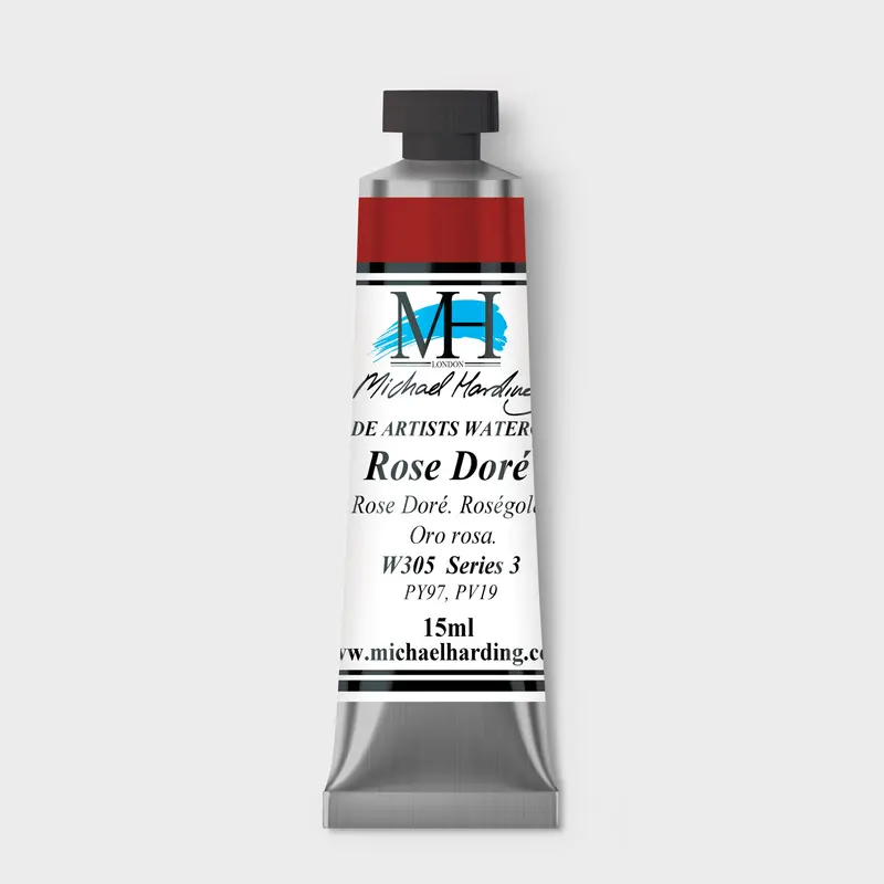 Michael Harding Artist Watercolour 15ml W305 Rose Dore S3