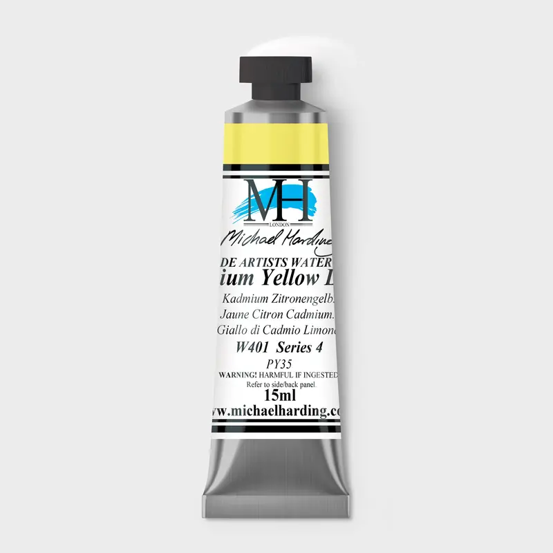 Michael Harding Artist Watercolour 15ml W401 Cadmium Yellow Lemon S4