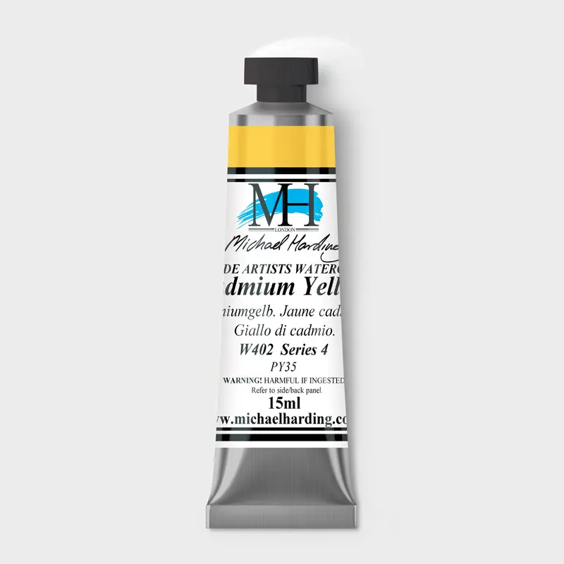 Michael Harding Artist Watercolour 15ml W402 Cadmium Yellow S4