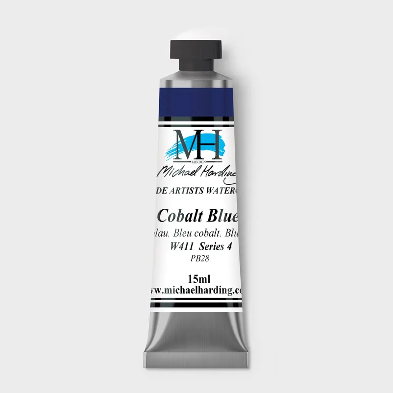 Michael Harding Artist Watercolour 15ml W411 Cobalt Blue S4